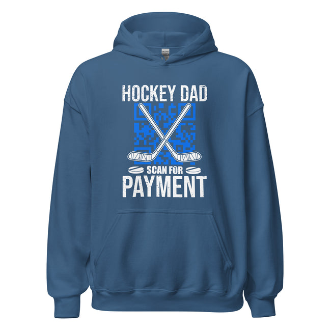Hockey Dad Scan for Payment Hoodie - Ultimate Team Products