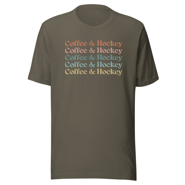 Coffee Hockey T-shirt - Ultimate Team Products