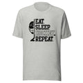 EAT SLEEP HOCKEY REPEAT T-SHIRT - Ultimate Team Products