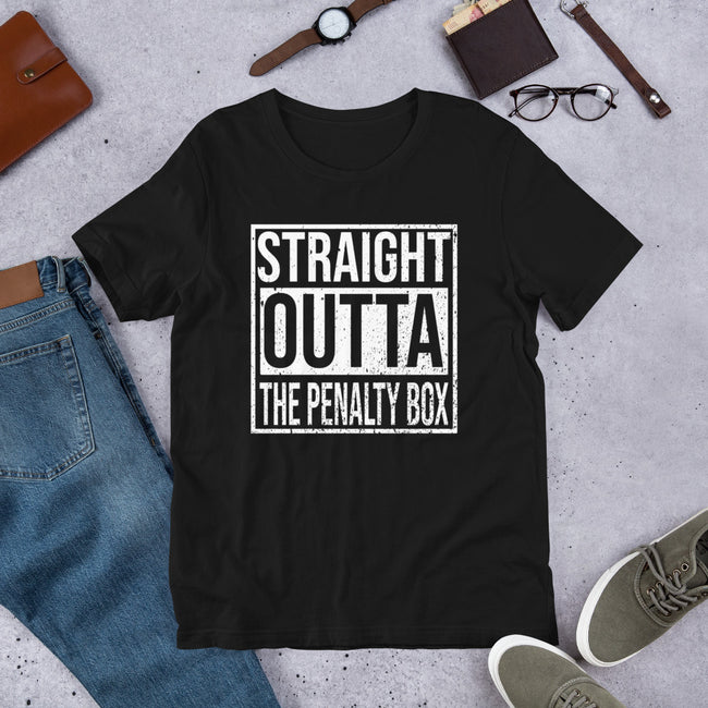 Straight Outta Penalty Box T-shirt - Ultimate Team Products