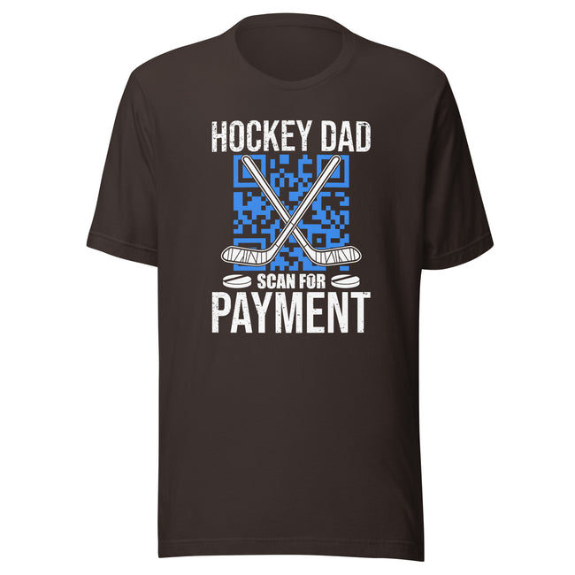 Hockey Dad Scan for Payment T-shirt - Ultimate Team Products